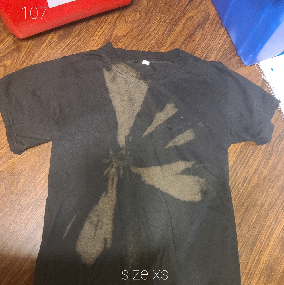 Backwards died shirt